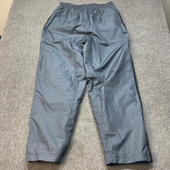 adidas Other - Adidas ClimaShell Wind Pants Mens XL Gray Black Stripe Track Athletic Joggers